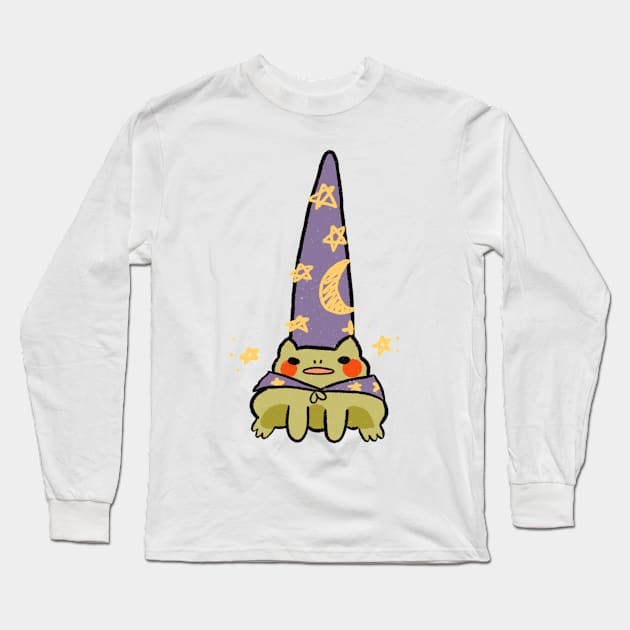 Wizard frog Long Sleeve T-Shirt by cmxcrunch